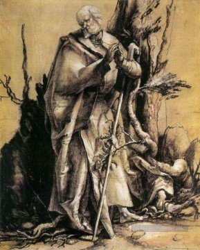 renaissance Tableau Peinture - St Jean dans la forêt Renaissance Matthias Grunewald
